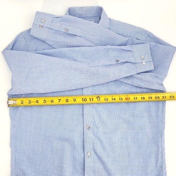 Calvin Klein Slim Fit Performance Non-Iron Men Shirt Size 15.5, 32/33 Button Up - Picture 5 of 8